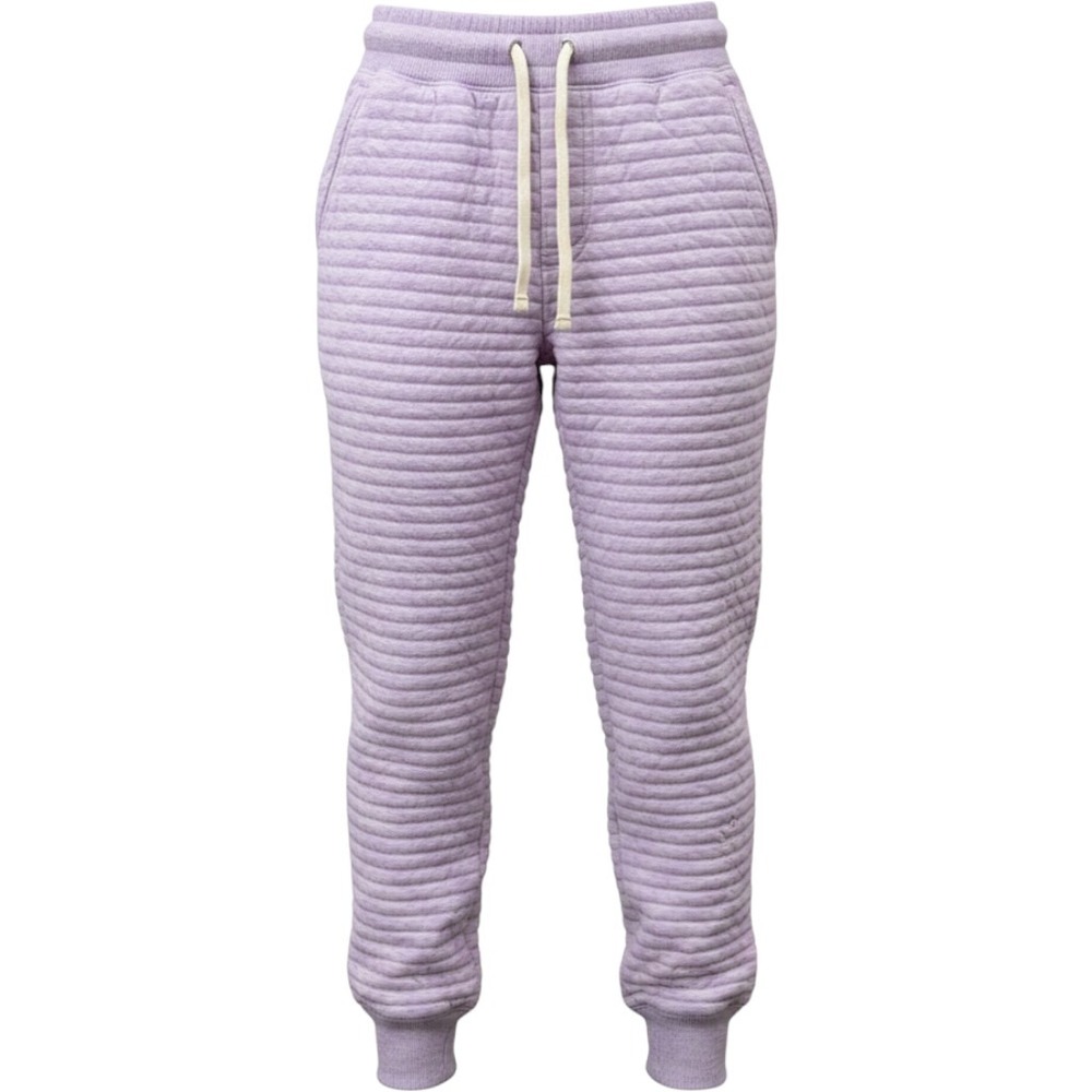Everlane Women XS Organic Cotton Quilted Jogger Pant Purple High Rise Lounge